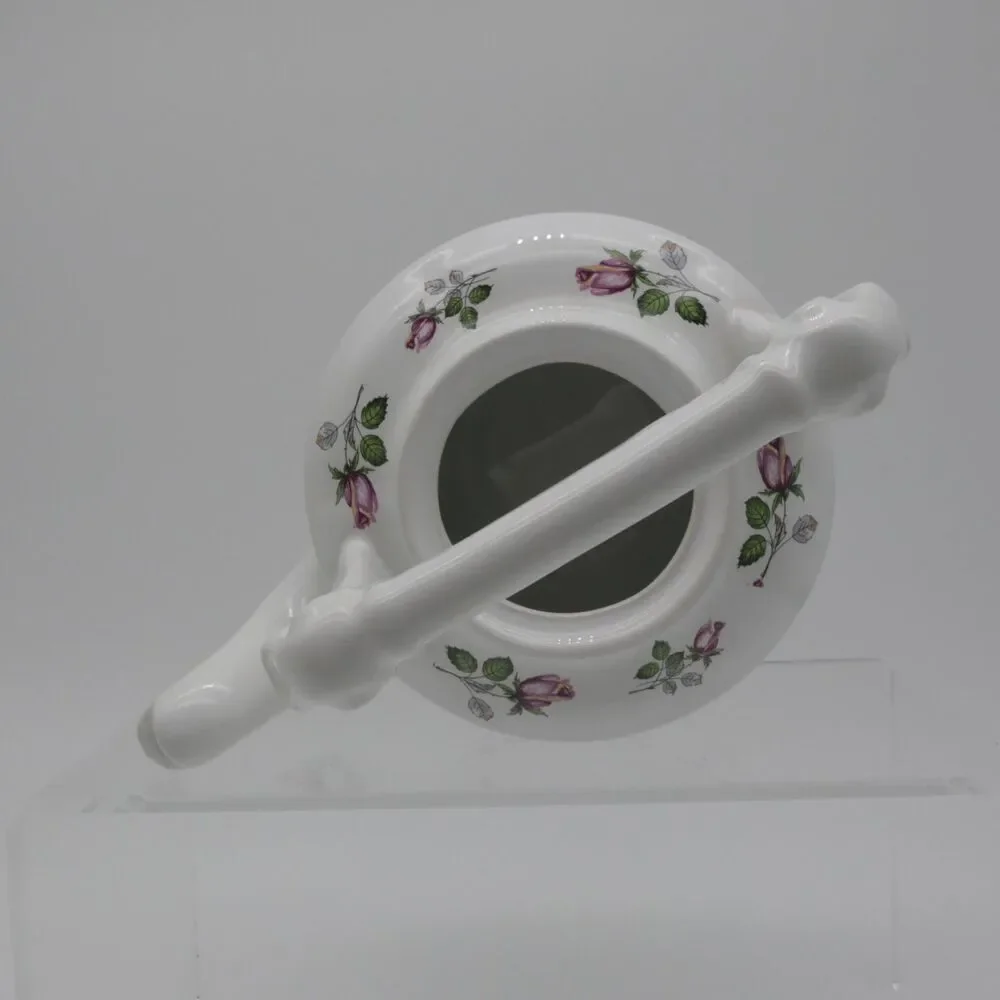 Vintage Arthur Wood England #6345 Floral Teapot by Ornamental Lid Tall Handle